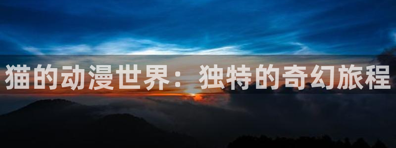 囧次元网页官网：猫的动漫世界：独特的奇幻旅程